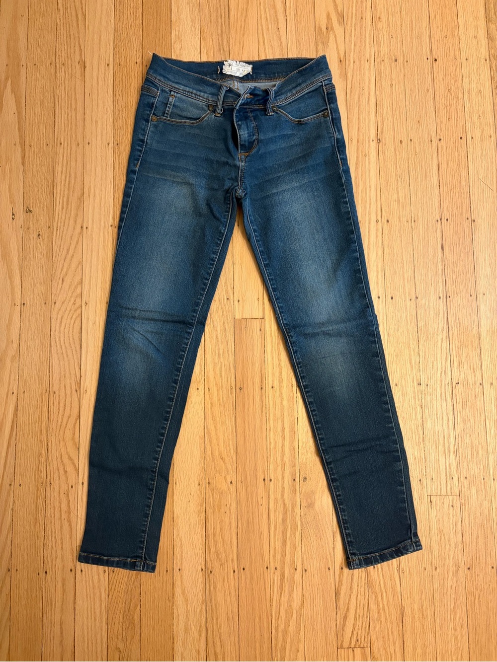 Free People Indigo Faded Skinny Jeans